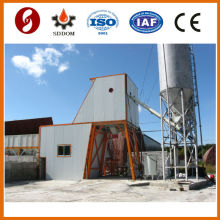 HZS50 Concrete mixing plant with heat perservation for cold place winter